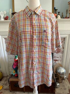 Quiksilver Men’s vintage plaid button down